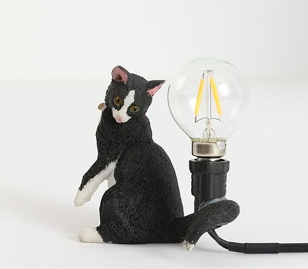 Little Cat Table Lamp - Floral Fawna