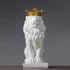 Royal Lion Figurine - Floral Fawna