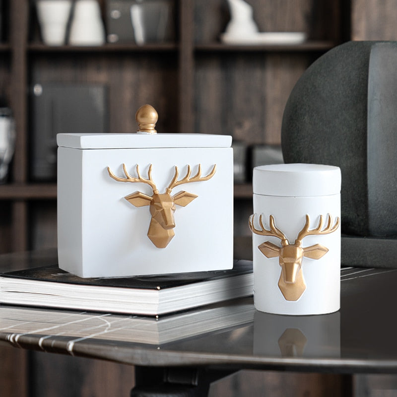 Deer Storage Containers - Floral Fawna