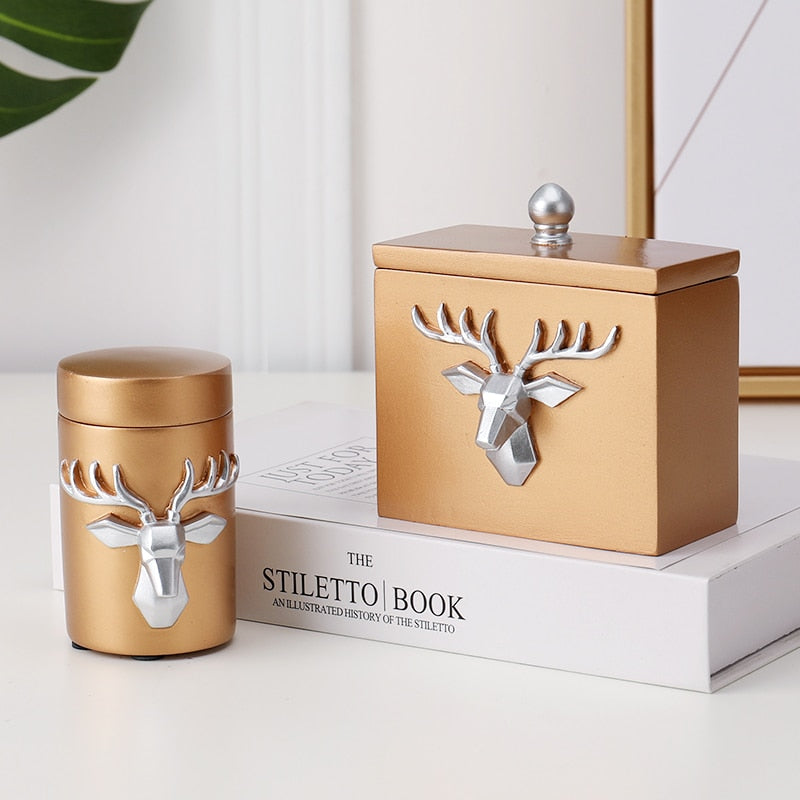 Deer Storage Containers - Floral Fawna