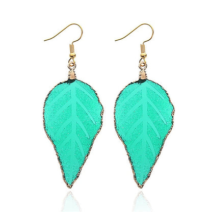 Boho Leaf Drop Earrings - Floral Fawna