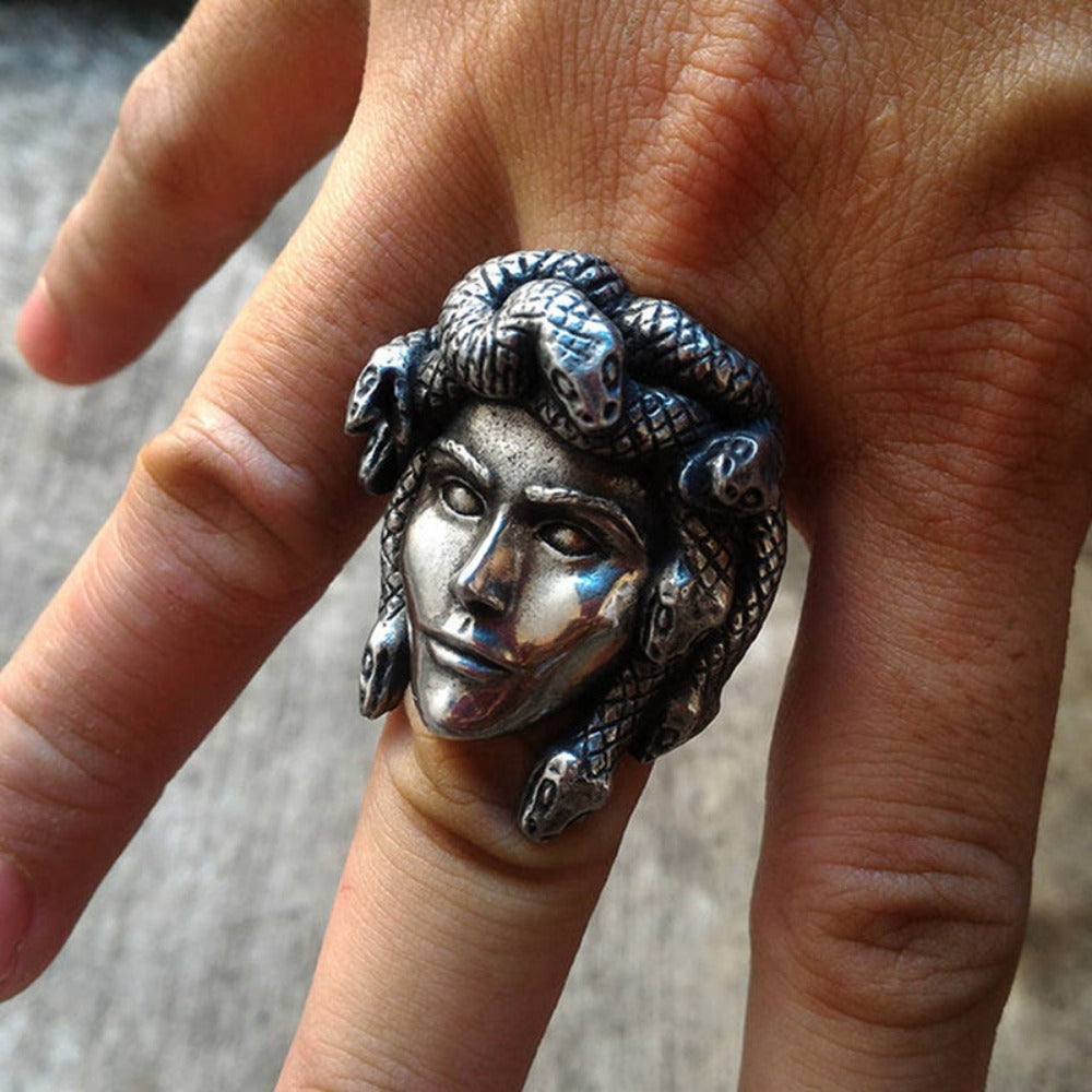 Medusa Mythology Ring - Floral Fawna