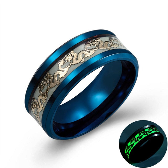 Ancient Magic Glow In The Dark Ring - Floral Fawna