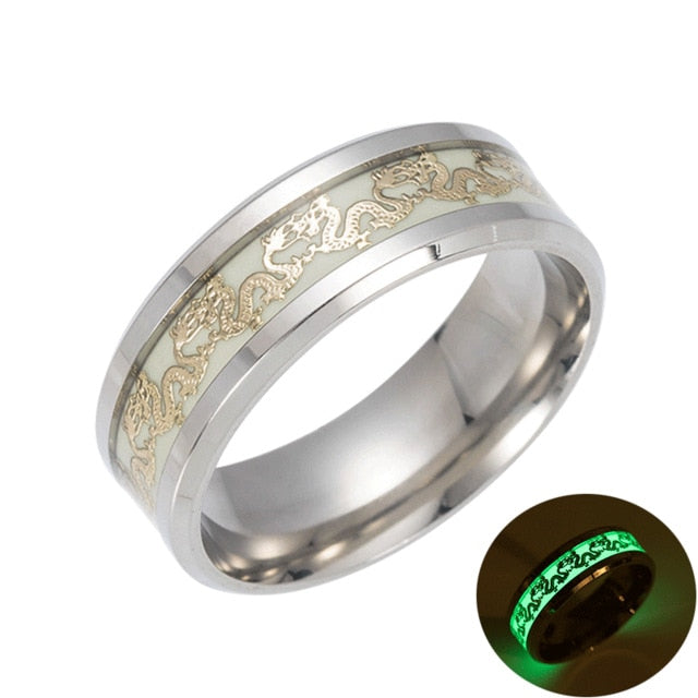 Ancient Magic Glow In The Dark Ring - Floral Fawna