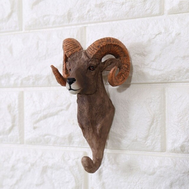 Animal Key Holder Wall Hanging - Floral Fawna