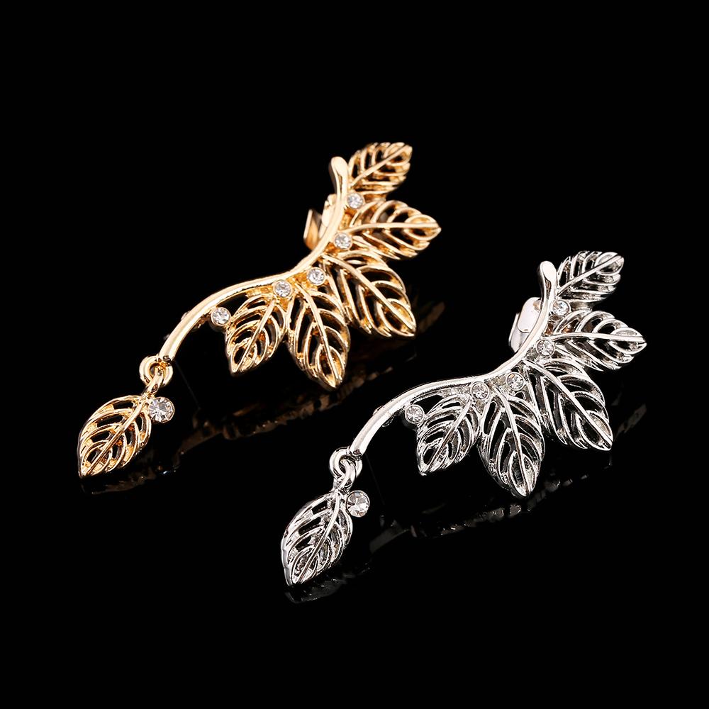 Enchanted Falling Leaves Ear Cuff - Floral Fawna