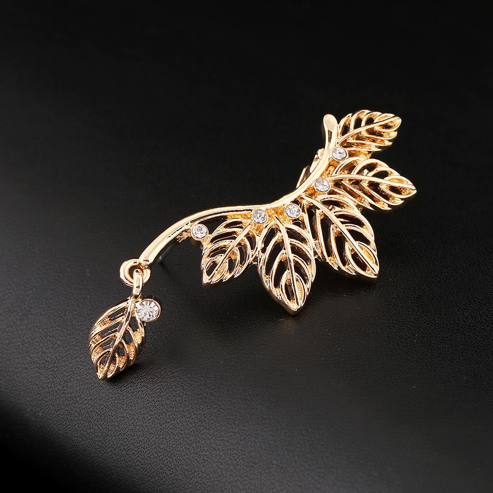 Enchanted Falling Leaves Ear Cuff - Floral Fawna