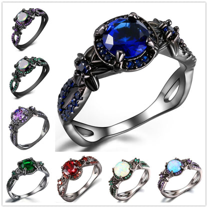 The Sorceress Fire Ring - Floral Fawna