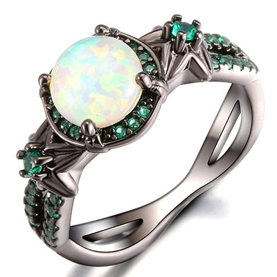 The Sorceress Fire Ring - Floral Fawna