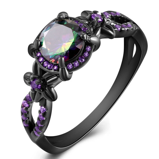 The Sorceress Fire Ring - Floral Fawna