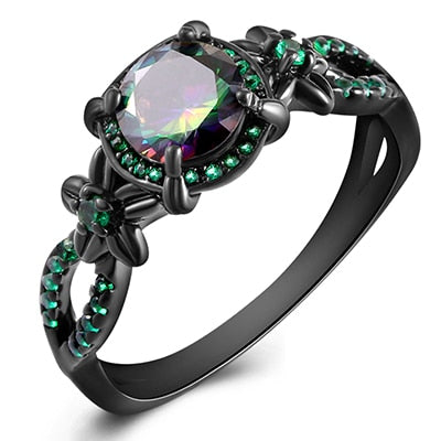 The Sorceress Fire Ring - Floral Fawna