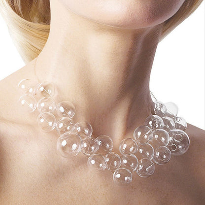 3D Bubble Necklace - Floral Fawna