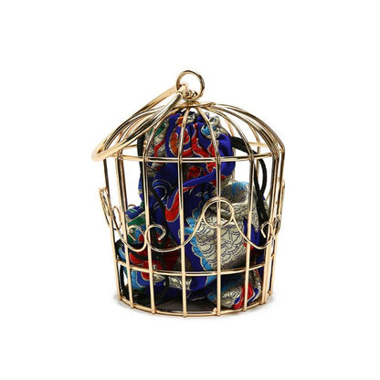 Bird Cage Bag - Floral Fawna