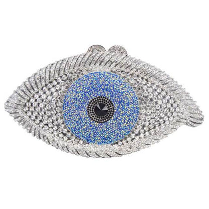 All Seeing Eye Crystal Clutch - Floral Fawna