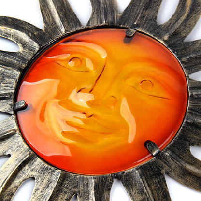 Smiling Sun Wall Hanging - Floral Fawna