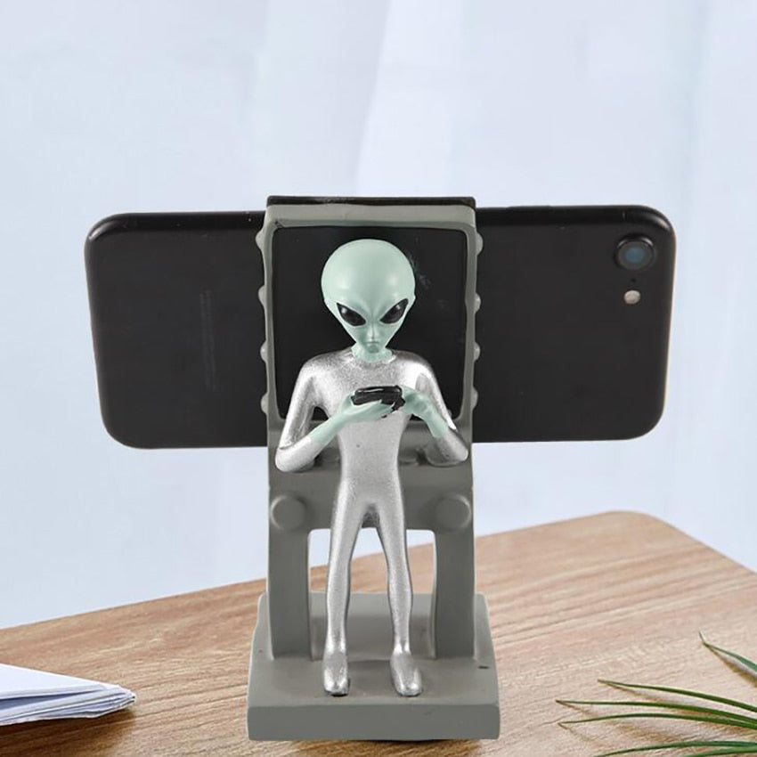 Alien Phone Holder Stand - Floral Fawna