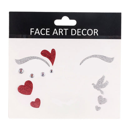 Gold and Silver Tattoo Makeup Stickers - Floral Fawna