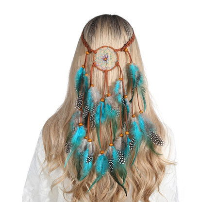 Boho Feather Headband - Floral Fawna