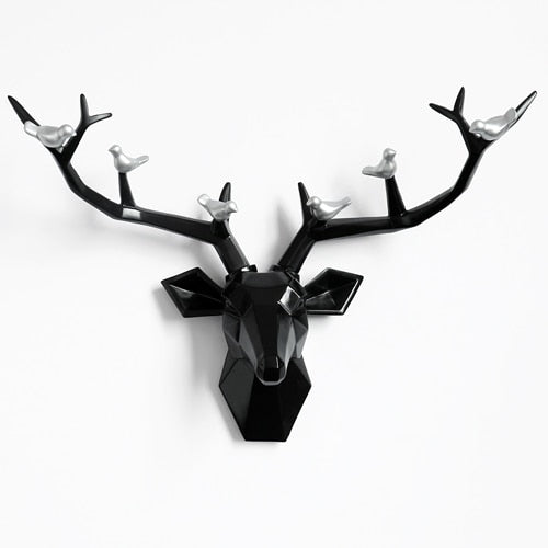 Deer Head Wall Mount - Floral Fawna