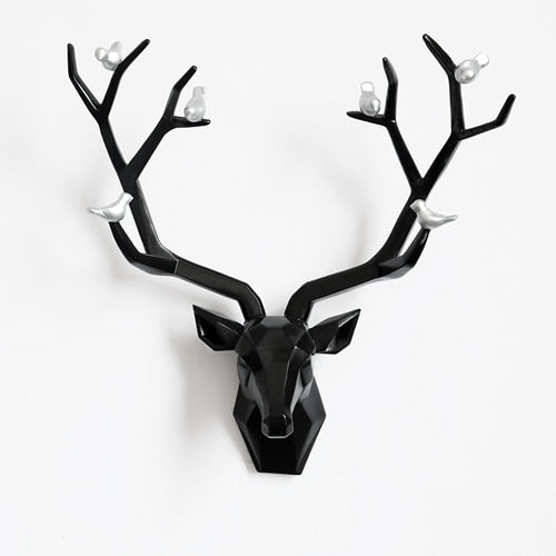 Deer Head Wall Mount - Floral Fawna