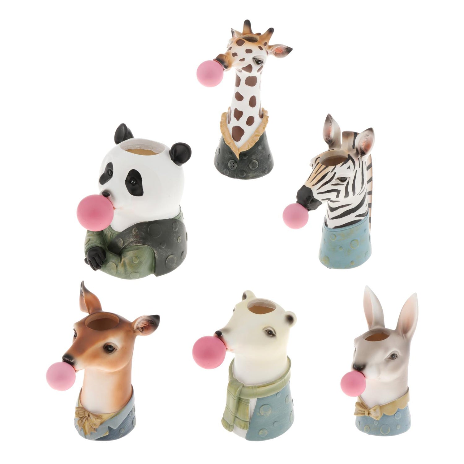 Kawaii Animal Planters - Floral Fawna