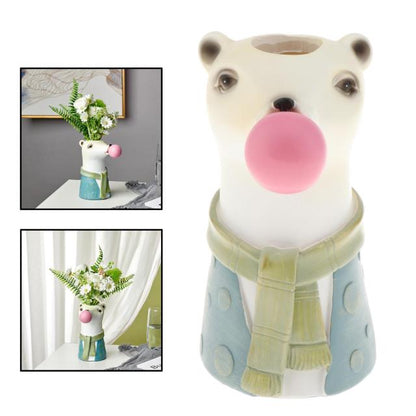 Kawaii Animal Planters - Floral Fawna