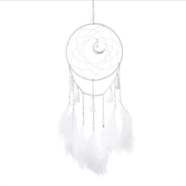 Handmade Dream Catcher with LED lights - Floral Fawna