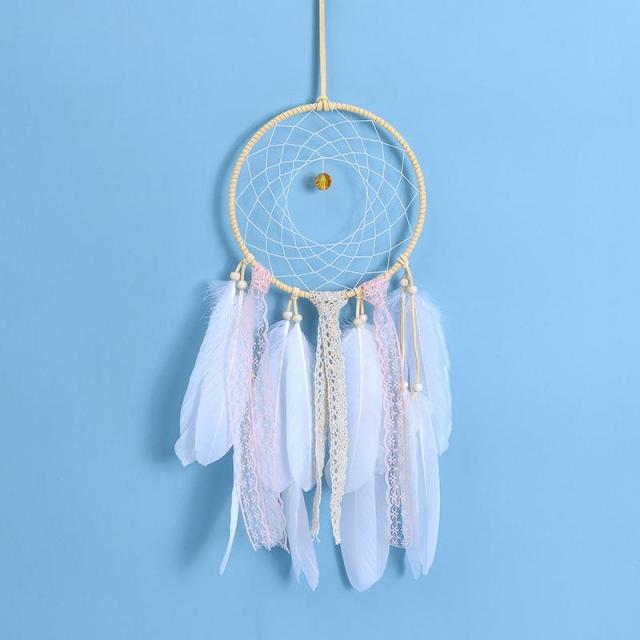 Handmade Dream Catcher with LED lights - Floral Fawna