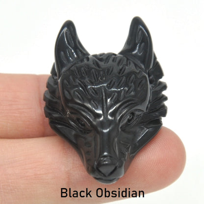 Wolf Head Crystal - Floral Fawna