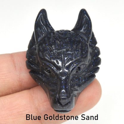 Wolf Head Crystal - Floral Fawna