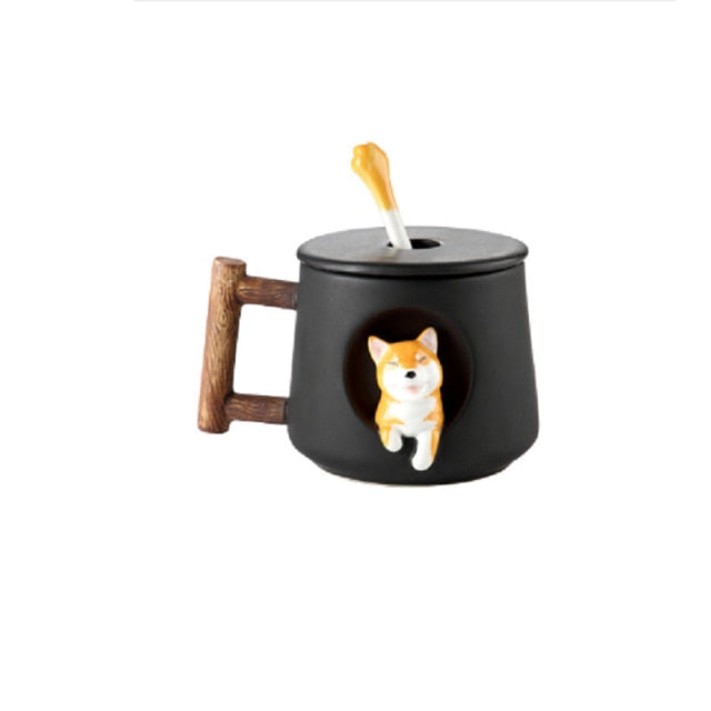 Shiba Inu Mug - Floral Fawna