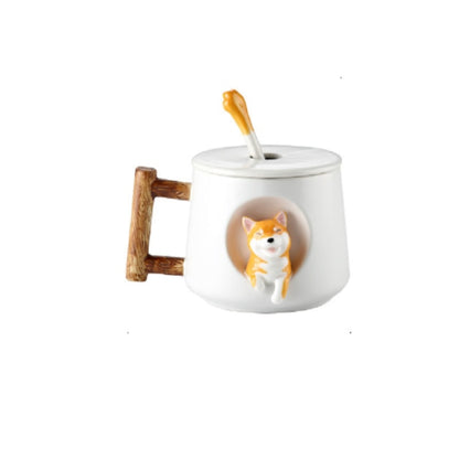 Shiba Inu Mug - Floral Fawna