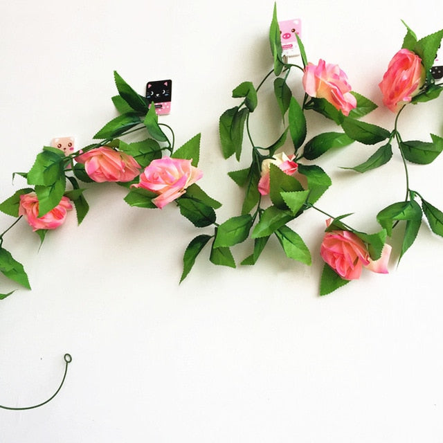 Artificial Rose Vine - Floral Fawna