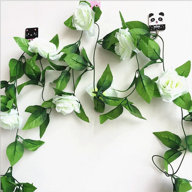 Artificial Rose Vine - Floral Fawna