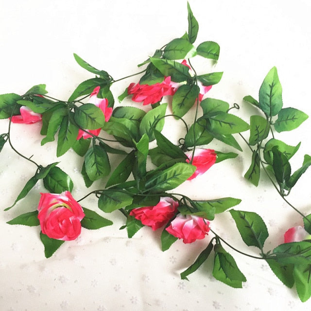 Artificial Rose Vine - Floral Fawna