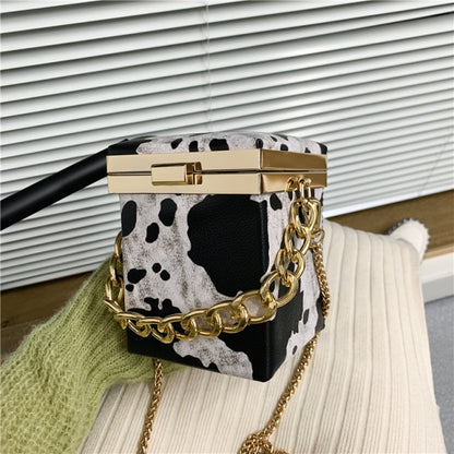 Animal Print Box Bag - Floral Fawna