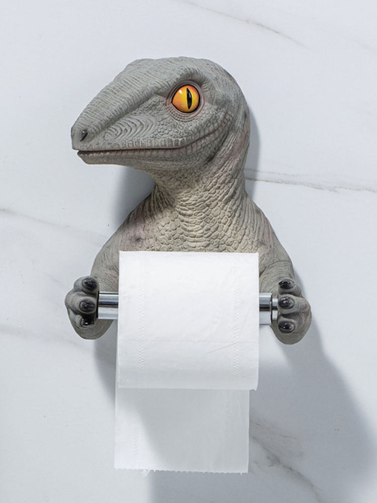 Dinosaur Toilet Paper Holder - Floral Fawna