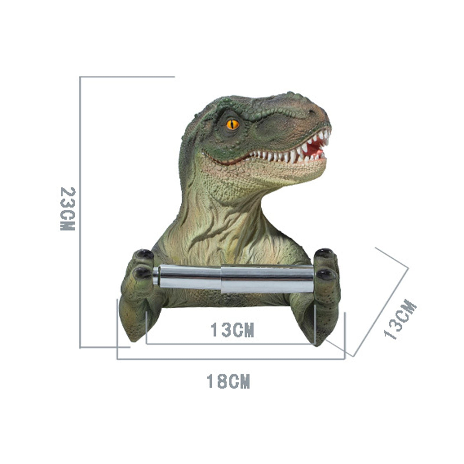 Dinosaur Toilet Paper Holder - Floral Fawna