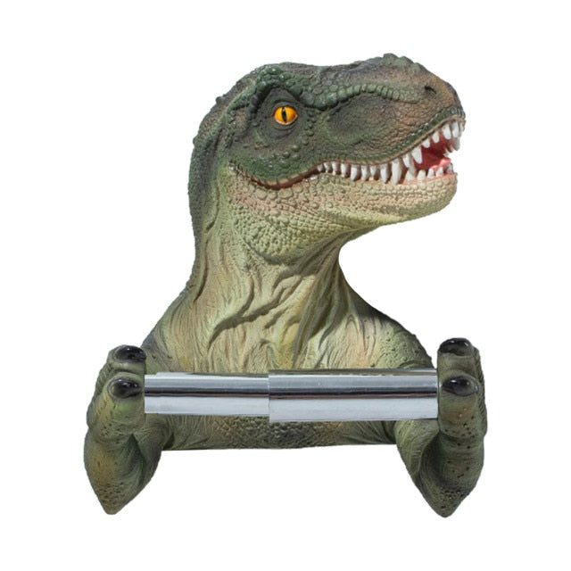 Dinosaur Toilet Paper Holder - Floral Fawna