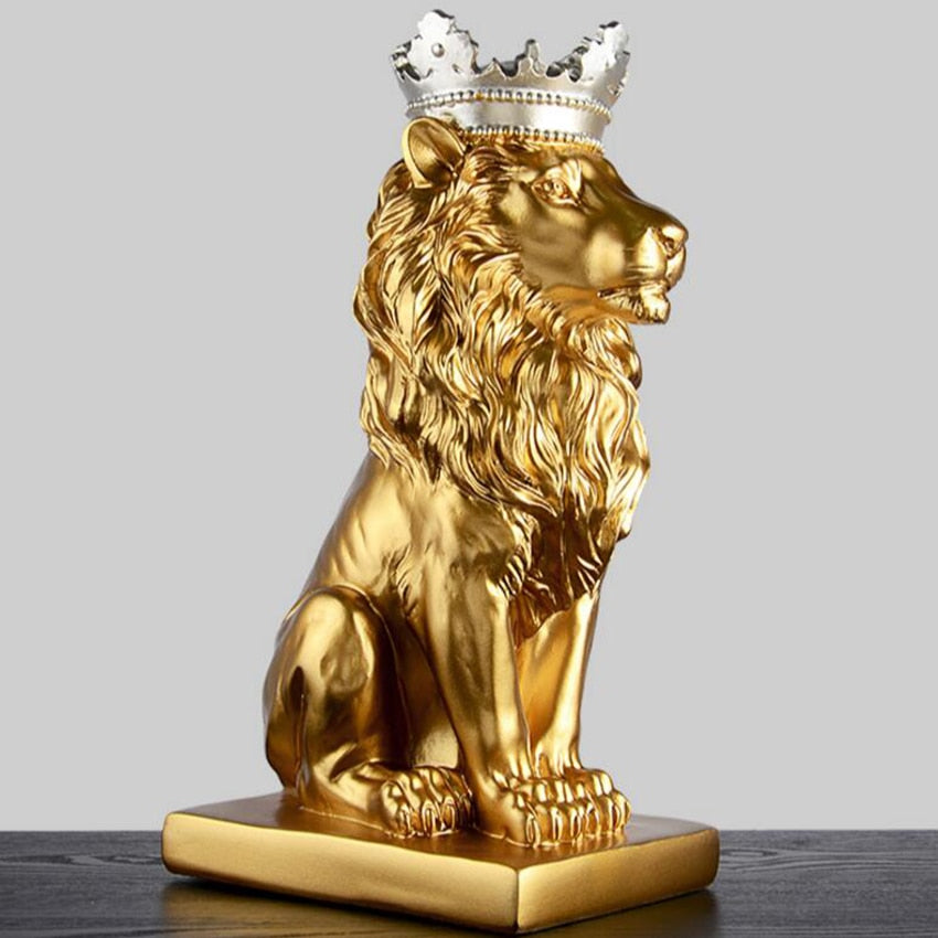 Royal Lion Figurine - Floral Fawna