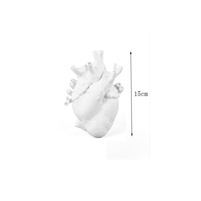 Anatomical Heart Shape Flower Vase - Floral Fawna