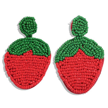 Ethnic Fruit Earrings - Floral Fawna