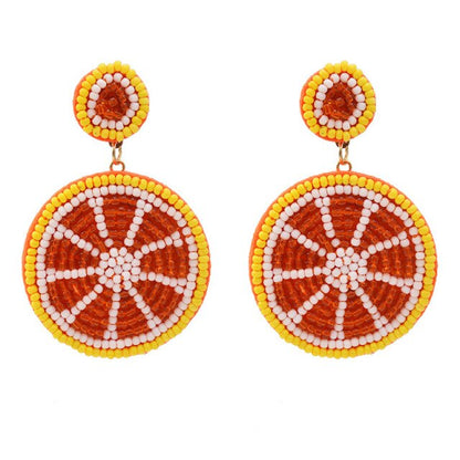 Ethnic Fruit Earrings - Floral Fawna