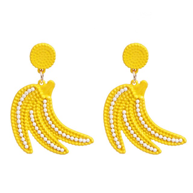 Ethnic Fruit Earrings - Floral Fawna