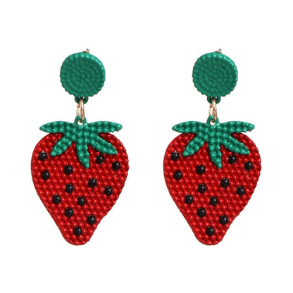 Ethnic Fruit Earrings - Floral Fawna