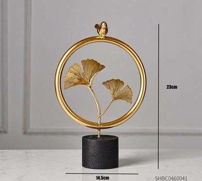 Ginko Biloba Leaf Ornaments - Floral Fawna