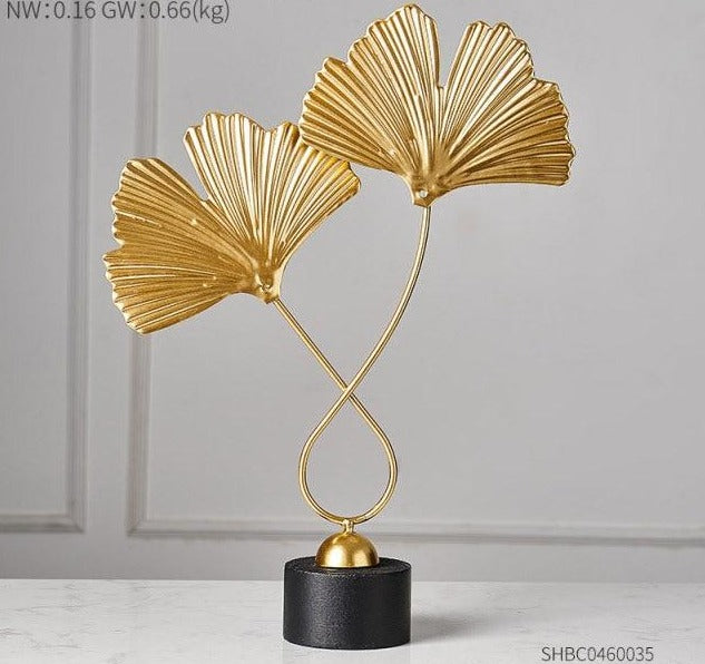 Ginko Biloba Leaf Ornaments - Floral Fawna