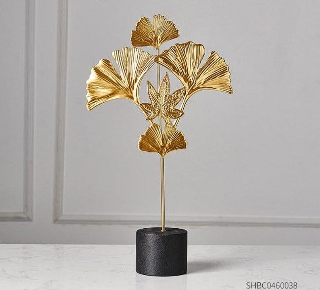 Ginko Biloba Leaf Ornaments - Floral Fawna