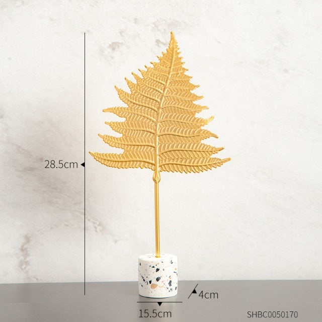 Ginko Biloba Leaf Ornaments - Floral Fawna