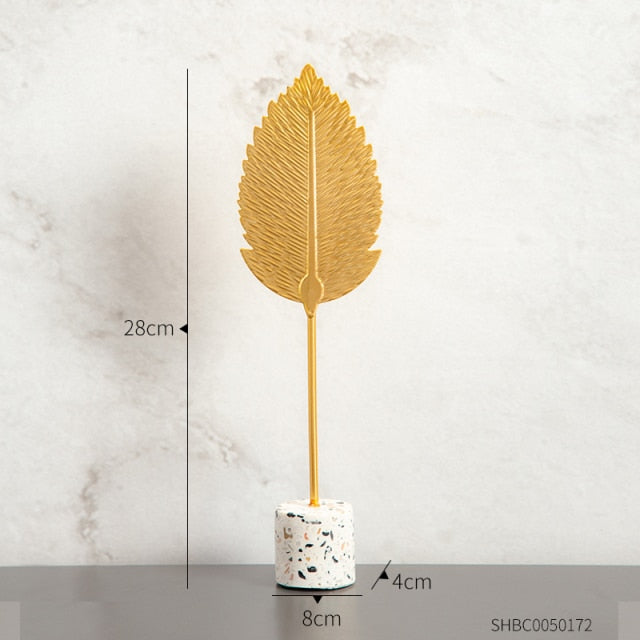 Ginko Biloba Leaf Ornaments - Floral Fawna